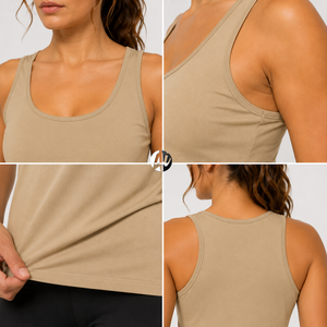 woman tank <b>top</b> soft lightweight fabric excellent durability comfortable sleeveless design suitable for activewear casual wear an - Product Image 5