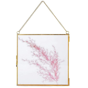 Nouveauté Vintage en Promotion : Décoration Murale Suspendue en Verre Transparent avec Bordure en Laiton pour la Maison et le Bureau – Prix les Plus Bas - Product Image 3