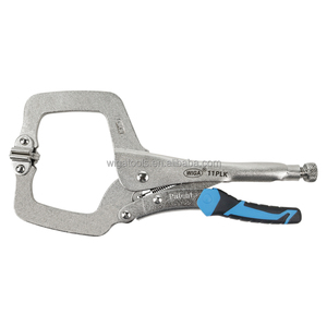 11PLK WIGA Welding C <b>Clamp</b> CR-MO HRC60 Hardened Teeth Heavy Duty Steel Fabrication Workshop - Product Image 1