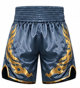 OEM Muay Thai Shorts Custom Printed Boxing Kickboxing Fight Training Sports Shorts For Men And Teams - Product Image 3