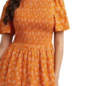 Vestido Mini Floral para Mujer, Vestido Casual de Verano con Volantes - Product Image 5