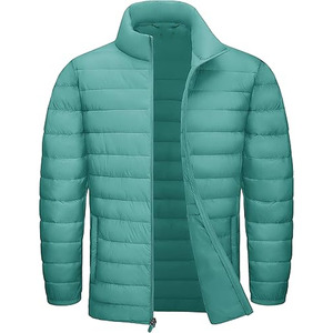 Custom Color Winter Stand Collar Bubble <b>Jacket</b> <b>for</b> <b>Men</b> New Arrival with Front Logo Online Sale - Product Image 3