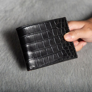 Portefeuilles en cuir pour hommes de qualité supérieure, anti-RFID, fins, pliables, fournisseur en gros, OEM, logo personnalisé, portefeuilles pour hommes faits à la main, mode, en vente - Product Image 1
