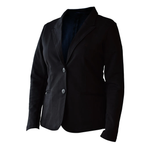 Blazer Negro Tallas Grandes para Mujer 2026, Chaqueta de Dos Botones, Estilo Urbano, Abrigo de Hermandad con Logotipo Griego Personalizado, Ropa Formal de Oficina - Product Image 1