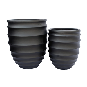Jardinières en Fiberstone sur mesure, différentes tailles, personnalisées, bon marché, pour jardin vert, provenant d'une usine vietnamienne. - Product Image 1