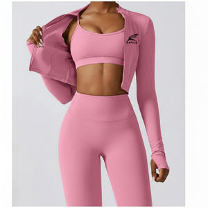 Leggings de Yoga Transpirables de Cintura Alta y Secado Rápido, Diseño Sólido con Cierre Elástico en la Cintura, Servicio OME Personalizable - Product Image 5