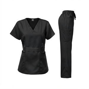 42020 Scrub <b>Sets</b> Medical Uniform Hospital Scrubs Short Sleeve Unisex In-Stock Wholesale Cheap - Product Image 5