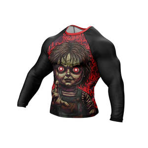 OEM Cheap Rate New Fashion Men Rash Guard Super Quality Button Custom Made Top Trending Breathable Quick Dry Light Weight - Product Image 3