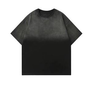 T-shirts pour hommes de haute qualité 100% coton, lavage vintage, lavage à l'acide, t-shirts surdimensionnés, impression personnalisée - Product Image 5