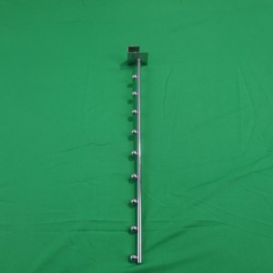 Premium Stainless Steel Display <b>Hooks</b> 300mm Chrome Plated Industrial Wall Mount with 6mm Wire Diameter Durable Design OneTech - Product Image 2