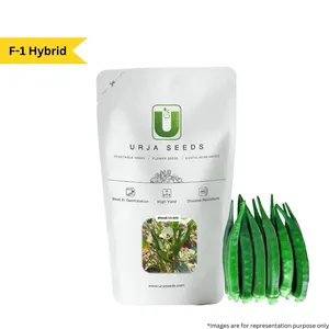 Semillas de Okra Frescas Urja US-400, Semillas de Bindi de Alta Calidad para Jardineros - Product Image 1