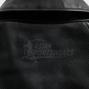 Vestes universitaires en cuir de qualité supérieure de marque de luxe, manches en cuir véritable, tenue streetwear haut de gamme - Product Image 3