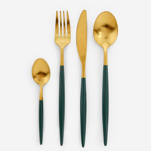 Ensemble complet de couverts en métal pour table à manger, restaurant, cuisine et usage professionnel dans l'hôtellerie - Product Image 1