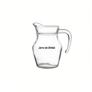 Carafe en verre JARRA CRISTAL 0,5 L – Design moderne et élégant, pichet transparent durable pour l'hydratation nomade et les boissons - Product Image 2