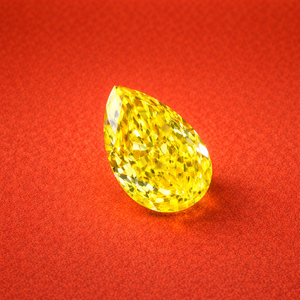 Diamante Amarillo Cultivado en Laboratorio, Forma de Pera, Color Intenso, Certificado IGI, 2.00 Quilates, Claridad VS1-2, para Joyería, Gran Venta - Product Image 1