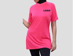เสื้อผ้ามุสลิมผู้หญิงทรงสวยสง่าแบบเรียบง่าย ปี 2026 เป็นมิตรกับสิ่งแวดล้อม น้ำหนักเบา ไซส์ใหญ่ แห้งเร็ว ระบายอากาศได้ดี แขนยาว สีพื้น - Product Image 3