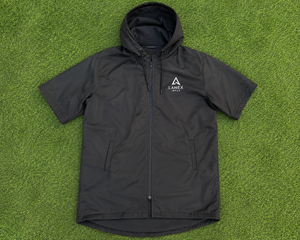 Parka de bain unisexe personnalisé imperméable à manches courtes avec capuche, fermeture éclair intégrale, séchage rapide, idéal pour la natation, le surf et la plage - Product Image 6