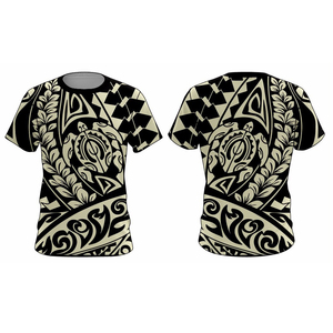 T-shirt à prix bas au design polynésien, vêtement de plage, séchage rapide, écologique, personnalisé, confortable - Product Image 1