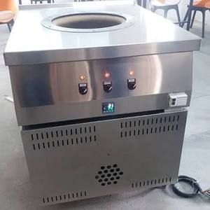 Four à tandoor électrique et à gaz en acier inoxydable FireHorizon avec nettoyage facile - Product Image 1