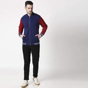 Custom Oversized Letter Embroidered <b>Rhinestone</b> Varsity for Men Leather Sleeve Winter Outdoor Heavyweight Diamond Zip up <b>Jacket</b> - Product Image 2
