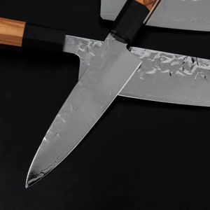 ชุดมีดเชฟเหล็กกล้าคาร์บอนสูงระดับมืออาชีพ LEGACY BLADES ด้ามไม้มะกอก แบบเต็มด้าม ชุดมีดครัว ขายส่ง - Product Image 3