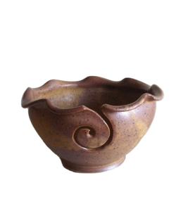 Bol en fil de bois de style vintage fabriqué à la main élégant conteneur de fil meilleure vente décoration en bois et cadeau accessoire de tricot - Product Image 1