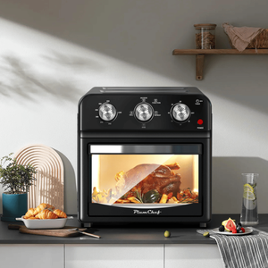 Forno per Pizza e Pane con Circolazione d'Aria a 360 Gradi, 1500W, Doppia Porta Francese, Capacità 12,5 Quarti, Funzione Friggitrice ad Aria - Product Image 5