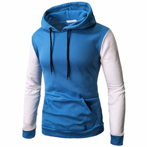Sweat à capuche décontracté personnalisé pour homme avec poche kangourou, en coton et polyester épais, motif lettres, idéal pour le printemps - Product Image 4