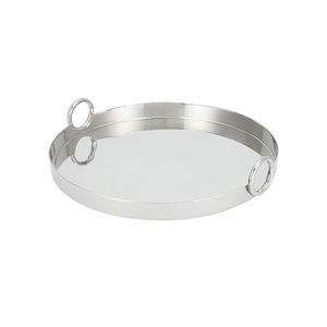 Bandeja de Servir Moderna, Decorativa, Hecha a Mano, de Metal Pulido, Ecológica, Personalizable, Apta para Lavavajillas, Segura para el Contacto con Alimentos, con Asas Sólidas - Product Image 2