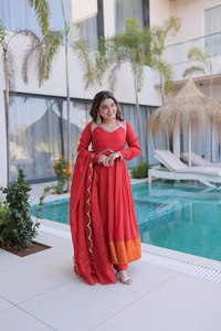 Robe Salwar Anarkali Traditionnelle Exclusive pour Femmes Indiennes et Pakistanaises, Style Fantaisie, Prix de Gros - Product Image 2