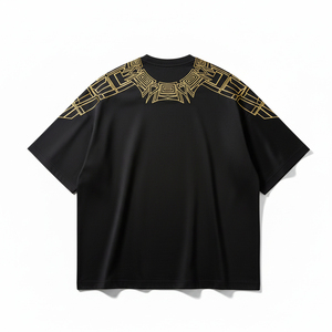 Camiseta Oversize Estilo Streetwear con Lavado Ácido, Algodón Grueso, Logo Personalizado, Estilo Vintage Retro para Hombre, Corte Holgado, Camiseta con Gráficos - Product Image 2