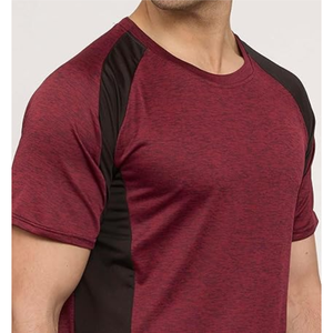 เสื้อยืดคอกลมแขนสั้นผู้ชายแบบแห้งเร็ว สำหรับออกกำลังกาย วิ่ง ฟิตเนส ระบายอากาศได้ดี - Product Image 6