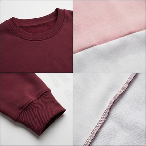 High Quality Fleece Cotton Oversized Drop Shoulder Pullover Sweatshirt Women Hoodies Custom <b>Cropped</b> Crewneck Sweatshirt Women - Product Image 4
