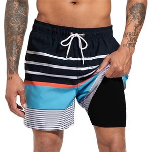 Men's Solid Mid Waist <b>Washed</b> 100% Cotton Swimming Trunks Boxer Shorts Breathable Eco-Friendly Waterproof Quick Dry Drawstring - Product Image 1