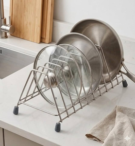 Égouttoir à assiettes en acier inoxydable pour cuisine, support de rangement, meilleur prix - Product Image 5