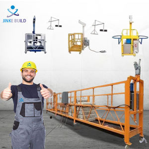 Plataforma Suspendida de Elevación Frontal de Aluminio ZLP 630, 630 kg, para Construcción de Edificios, Plataforma de Elevación de Acero Galvanizado, Andamio Colgante - Product Image 1