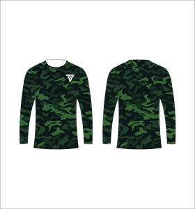 <b>Men</b> <b>Green</b> Yellow Camouflage Long Sleeve <b>T</b> <b>Shirt</b> Abstract Multi Color Pattern Crewneck Tee Casual Streetwear Tops Gym Training - Product Image 2