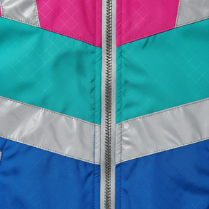 Premium Reflective Piping Multi-Color Streetwear Windbreaker Jacket OEM ODM Manufacturer Bulk Wholesale Supply - Product Image 3