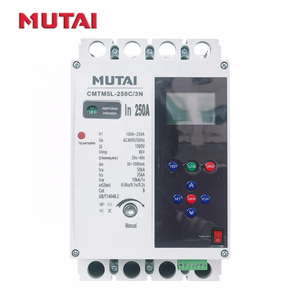 Interruptor Automático Inteligente <span class=keywords><strong>MUTAI</strong></span> de Fábrica, AC 400V 3P+N 50A 63A 80A 100A 125A 160A 180A 200A 250A, Disyuntor Automático MCCB - Product Image 1