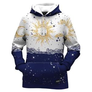 Sudadera con Capucha para Hombre, Estampado de Galaxia Cósmica, Sublimación, Poliéster Tejido, Estilo Otoñal - Product Image 6