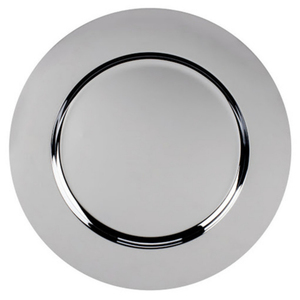 Assiette de présentation de luxe en acier inoxydable martelé poli miroir, écologique, style bohème pour mariage, design élégant - Product Image 2