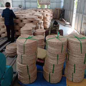 Manteles Individuales de Jacinto de Agua Hechos a Mano, Ecológicos, Estilo Bohemio, Color Personalizable, Antideslizantes, para Comedor y Sala de Estar, Fabricación en Vietnam, Dai - Product Image 6