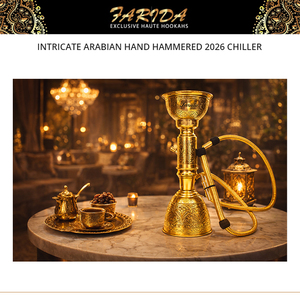 Chichas Farida en laiton égyptien de luxe, design unique, qualité supérieure, artisanat arabe martelé à la main, modèle 2026 Chiller - Product Image 4