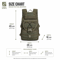 Mochila de Senderismo Personalizada en Color Verde Oliva Oscuro con Múltiples Compartimentos, Gran Capacidad, Marca Privada, Proveedor Premium