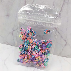 Miniature <b>Polymer</b> Clay Butterfly Slices in Multicolor for Dollhouse Crafts, Nail Art, and DIY Projects for Ages 14 and Up. - Product Image 2