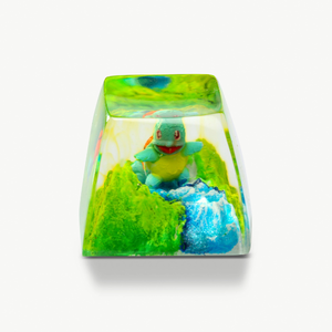 Teclas Artesanales Bosque Místico, Teclas Artesanales Personalizadas, Teclas Anime Lindas, Teclas Verdes, Juego de Teclas, Teclas de Madera - Product Image 1