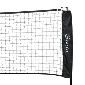 Set Sportivo Portatile All-in-One da 17 Piedi con Rete Regolabile in Altezza per Badminton, Pickleball e Pallavolo per Uso in Giardino e in Spiaggia - Product Image 4