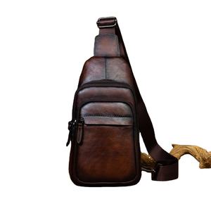 Robuste basket-ball maille équipement balle sac bandoulière poches avant unisexe dame Vintage en cuir véritable étanche Sport - Product Image 1