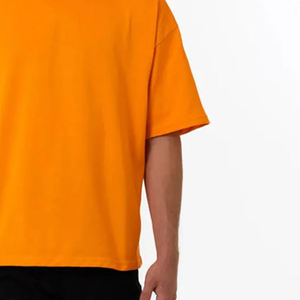 T-shirt Homme Oversize Personnalisé VIBE SEWN en Coton Lourd 220g Col Rond Effet Délavé Séchage Rapide Écologique – Vente en Gros - Product Image 3