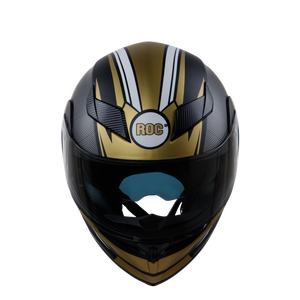 Casque ROC R04 DOT Flip-Up à double visière, fabriqué au Vietnam, coque ABS à dégagement rapide avec design graphique, état neuf - Product Image 3